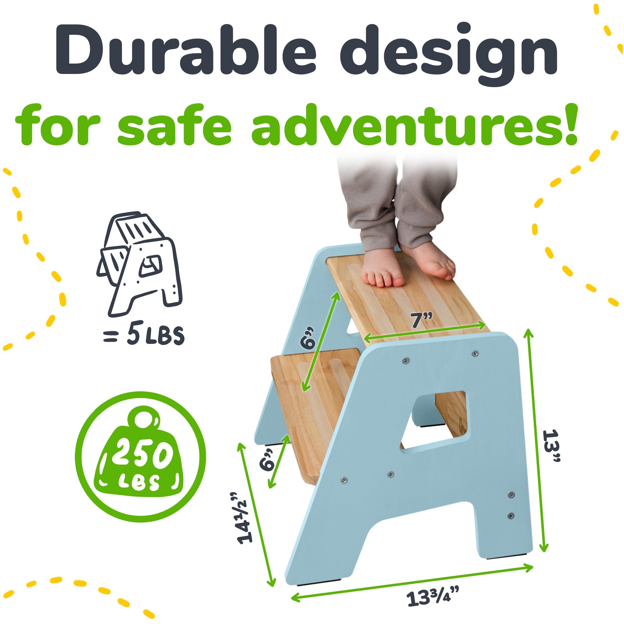 2-Step Stool for Kids