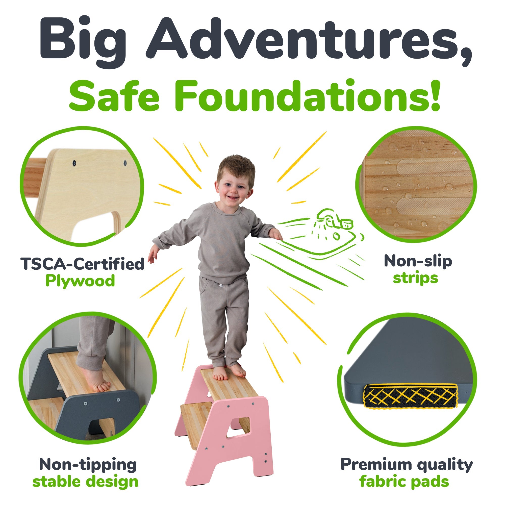 2-Step Stool for Kids